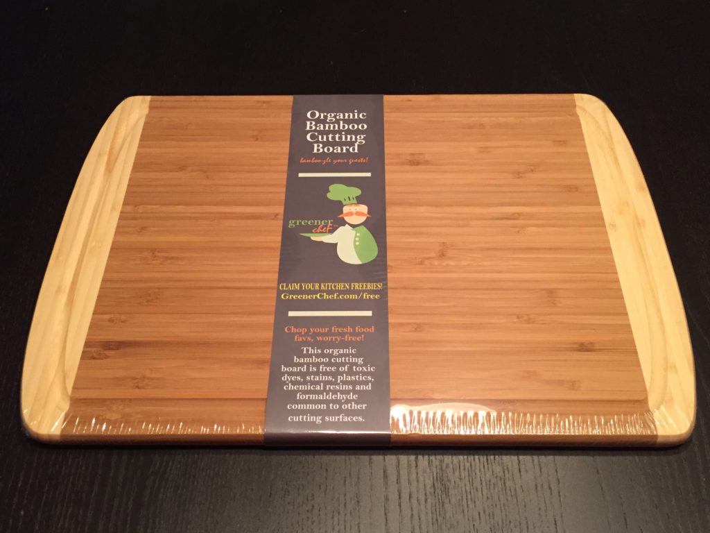 Greener Chef Small Bamboo Cutting Board -12 x 9 inch Wood Cutting Board, Brown