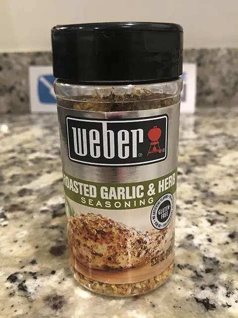 weber roasted garlic and herb