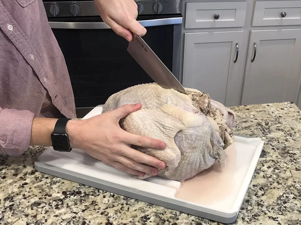 spatchcocking a turkey
